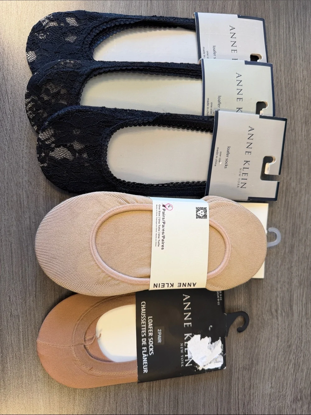 NWT Bundle of 10 Pairs of Anne Klein Loafer Socks